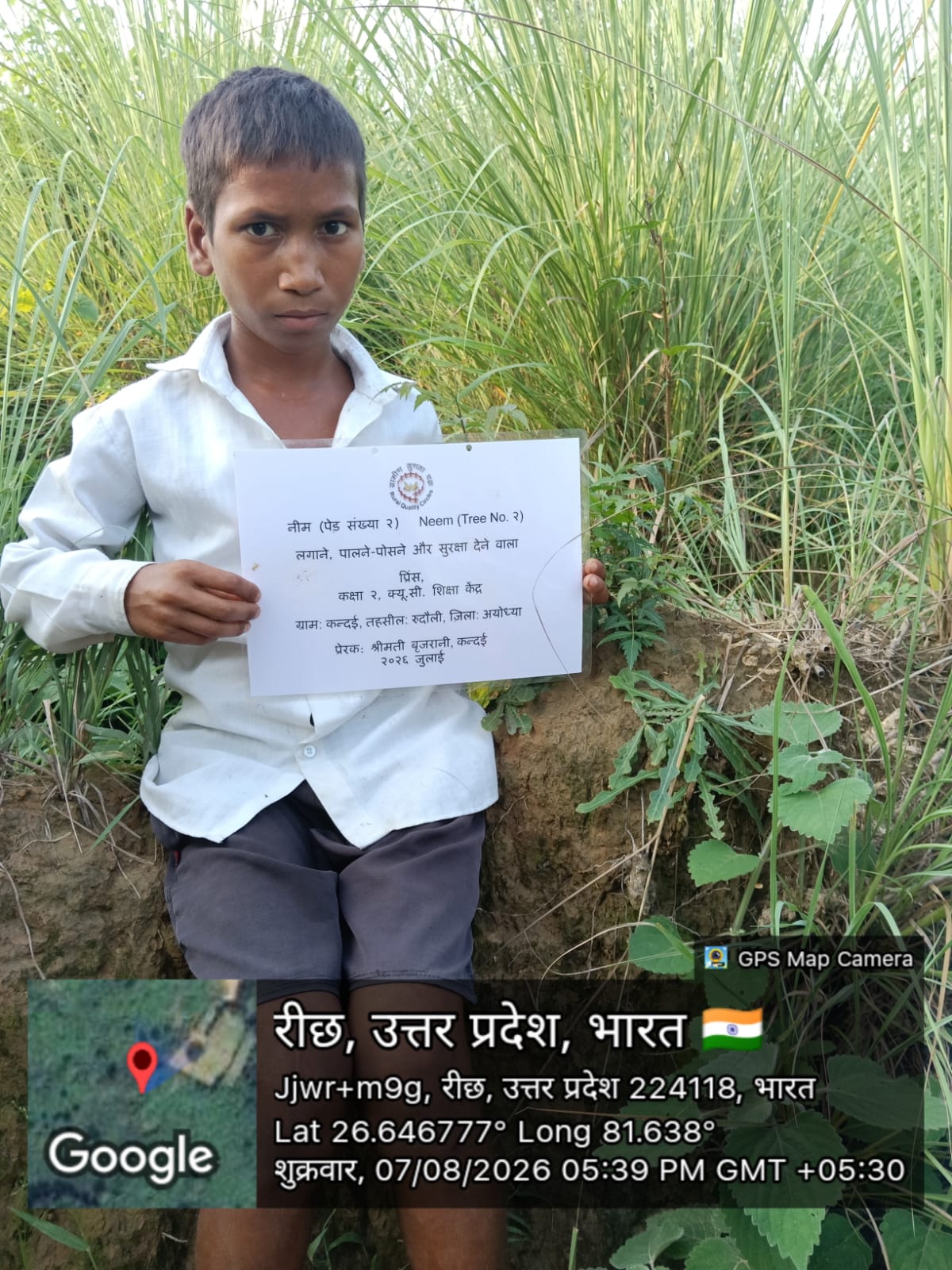 Neem (नीम) Tree Taken Care By: Prince
